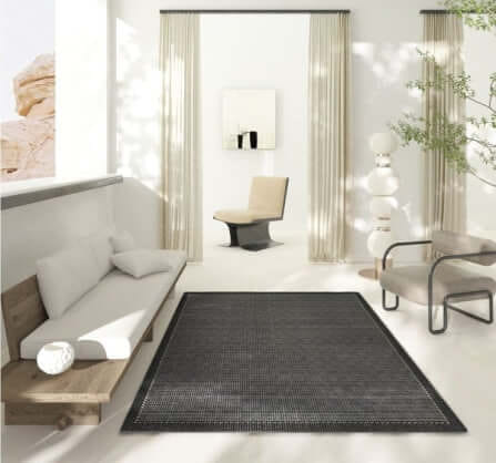 พรม MJHOMEDESIGNS THE NOMAD SERIES ขนาด 140 X 200 ซม. ดำ_3