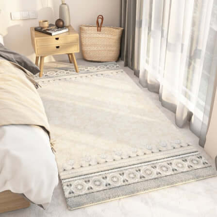 พรม MJhomedesigns Bedside Carpets 80 x 160 cm ครีม V.1_5
