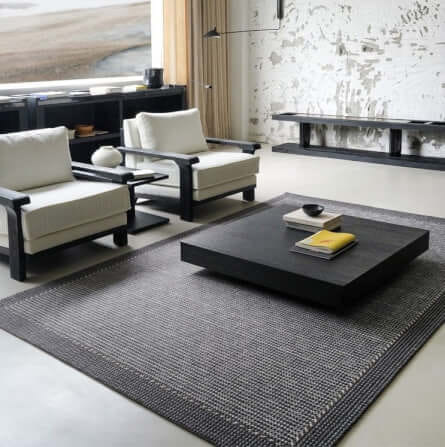 พรม MJHOMEDESIGNS THE NOMAD SERIES ขนาด 140 X 200 ซม. ดำ_8