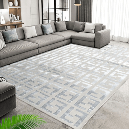 พรม MJHOMEDESIGNS EDUARDO 2014 SERIES ขนาด 160 X 230 ซม. เทา_5