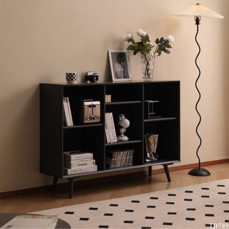 ตู้เก็บของ MJhomedesigns TB789.1 สีเทาเข้ม L100xW32xH85 cm_5