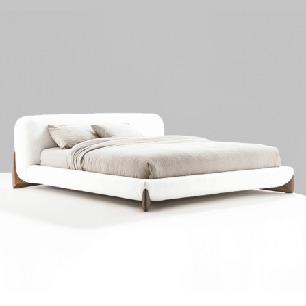 เตียงนอน Mjhomedesigns DC621 สีขาว 6ft:L180xW200xH94 cm_3