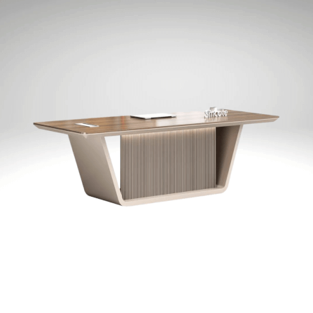 โต๊ะทำงาน MJhomedesigns TB682 สีน้ำตาล L200xW88xH75 cm _3