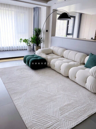 พรม MJhomedesigns Raphael Series STRH-02 ขนาด 160 x 230 ซม. ครีม_8