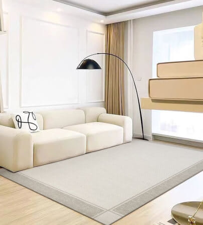 พรม MJHOMEDESIGNS HS/NX SERIES HS-01 ขนาด 160 X 240 ซม. เทา_8