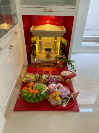 ตี่จู้หินอ่อน Aviva Spirit Modern Luxury ขนาด 27 นิ้ว สีเบจน้ำตาลอ่อน_6