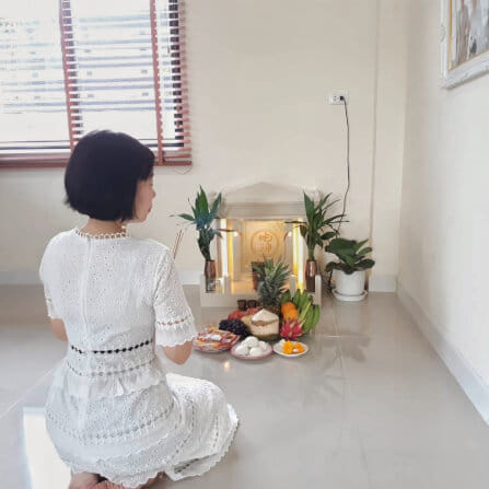 ตี่จู้หินอ่อน Aviva Spirit Modern Luxury ขนาด 27 นิ้ว สีเบจน้ำตาลอ่อน_8