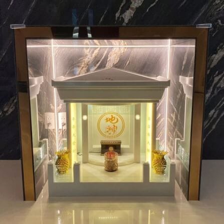 ตี่จู้หินอ่อน Aviva Spirit Modern Luxury ขนาด 35 นิ้ว สีเบจน้ำตาลอ่อน_11