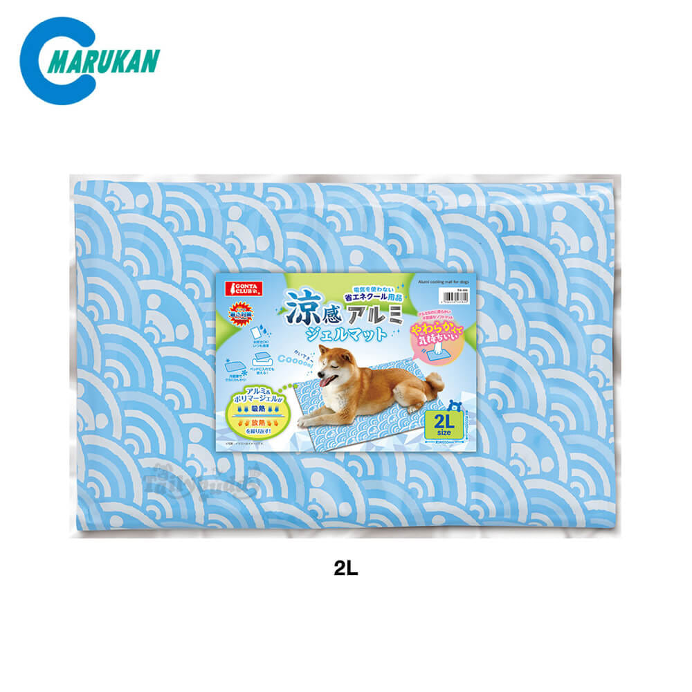 แผ่นที่นอนอลูมิเนียมเจลเย็น GONTA CLUB สำหรับสุนัขขนาดกลาง (SIZE 2L)_0