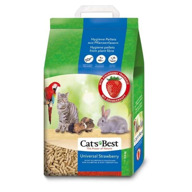 ทรายอนามัย CAT'S BEST UNIVERSAL STRAWBERRY ขนาด 5.5KG_0