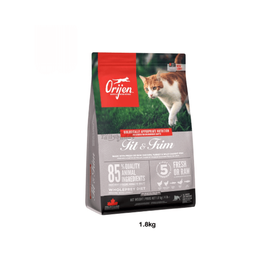 อาหารแมวแบบเม็ด ORIJEN FIT&TRIM สูตรหุ่นกระชับ (1.8 KG)_0