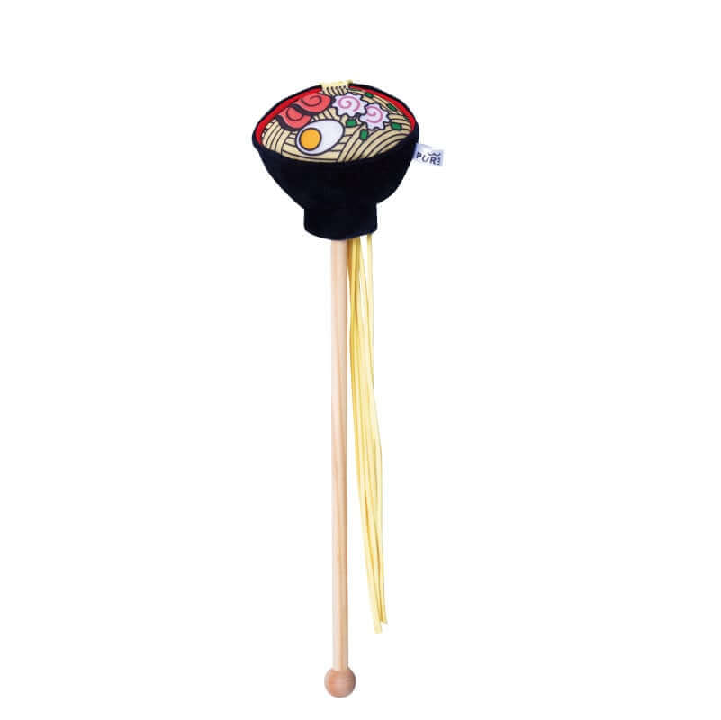 ไม้ตกแมว PURLAB RAMEN CAT STICK ราเมงถ้วยดำ_0