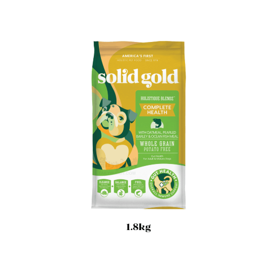 อาหารสุนัขโฮลิสติก SOLID GOLD HOLISTIQUE BLENDZ สำหรับสุนัขโต สูงวัย และน้ำหนักเกิน (1.8 KG)_0