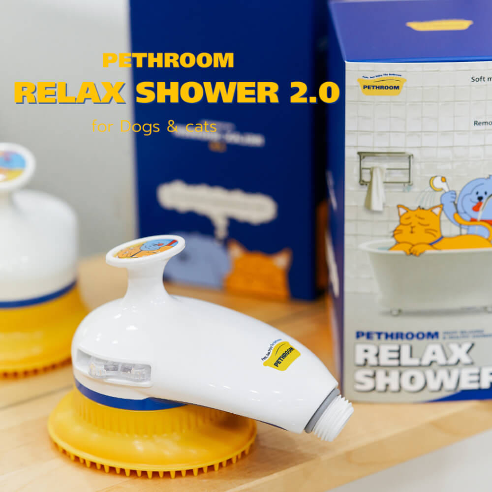 ฝักบัวอาบน้ำ PETHROOM RELAX SHOWER 2.0 สำหรับสุนัข และแมว_1