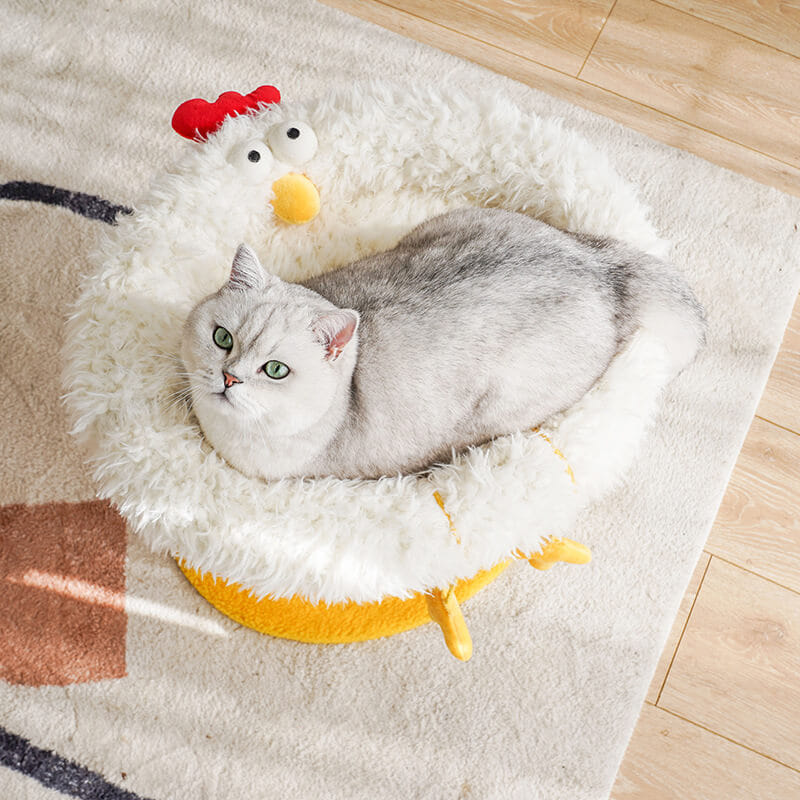 คอนโดแมว ZEZE CLUCK CAT SCRATCHING POST ทรงแมวฟักไข่_2