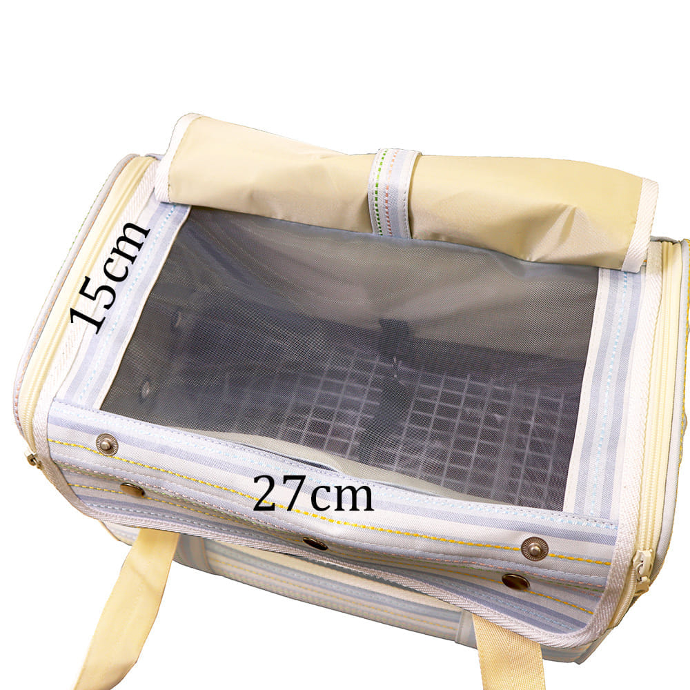 กระเป๋าเดินทางสำหรับสัตว์เล็ก MARUKAN MR-628, SIZE L (สีฟ้า)