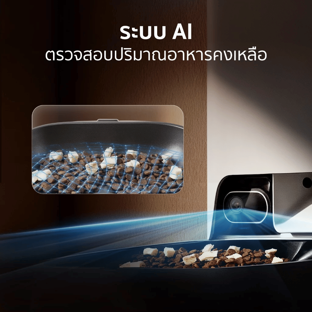 เครื่องให้อาหารสัตว์เลี้ยงอัจฉริยะ PETKIT YUMSHARE DUAL-HOPPER WITH CAMERA 2 (รุ่นใหม่ V.2) (5L)