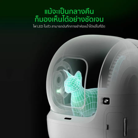 ห้องน้ำแมวอัตโนมัติ PETKIT PUROBOT MAX PRO 2_5