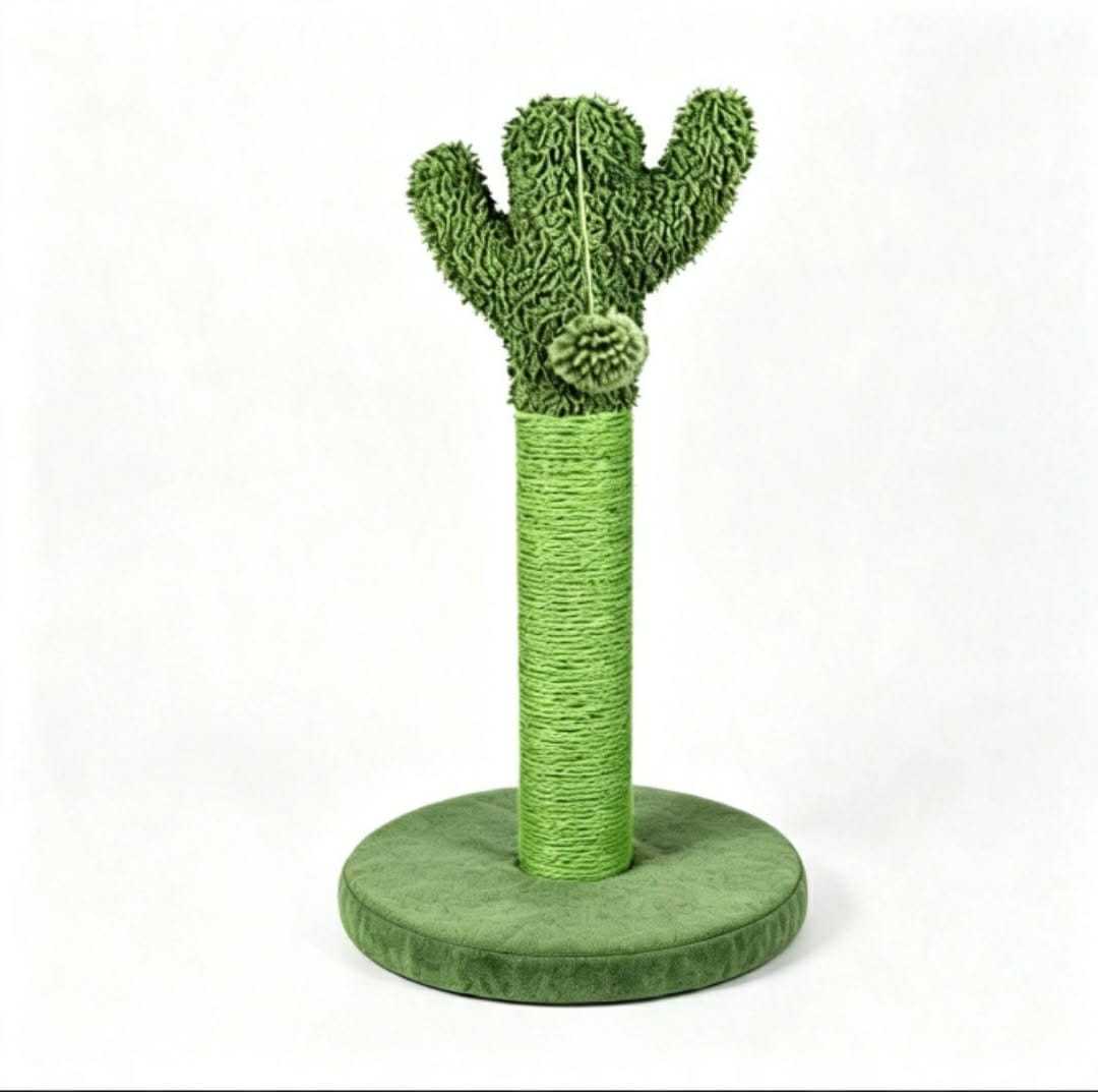 เสาลับเล็บแมว KANIMAL THE CACTUS รูปทรงต้นกระบองเพชร 65X40X40 ซม._0