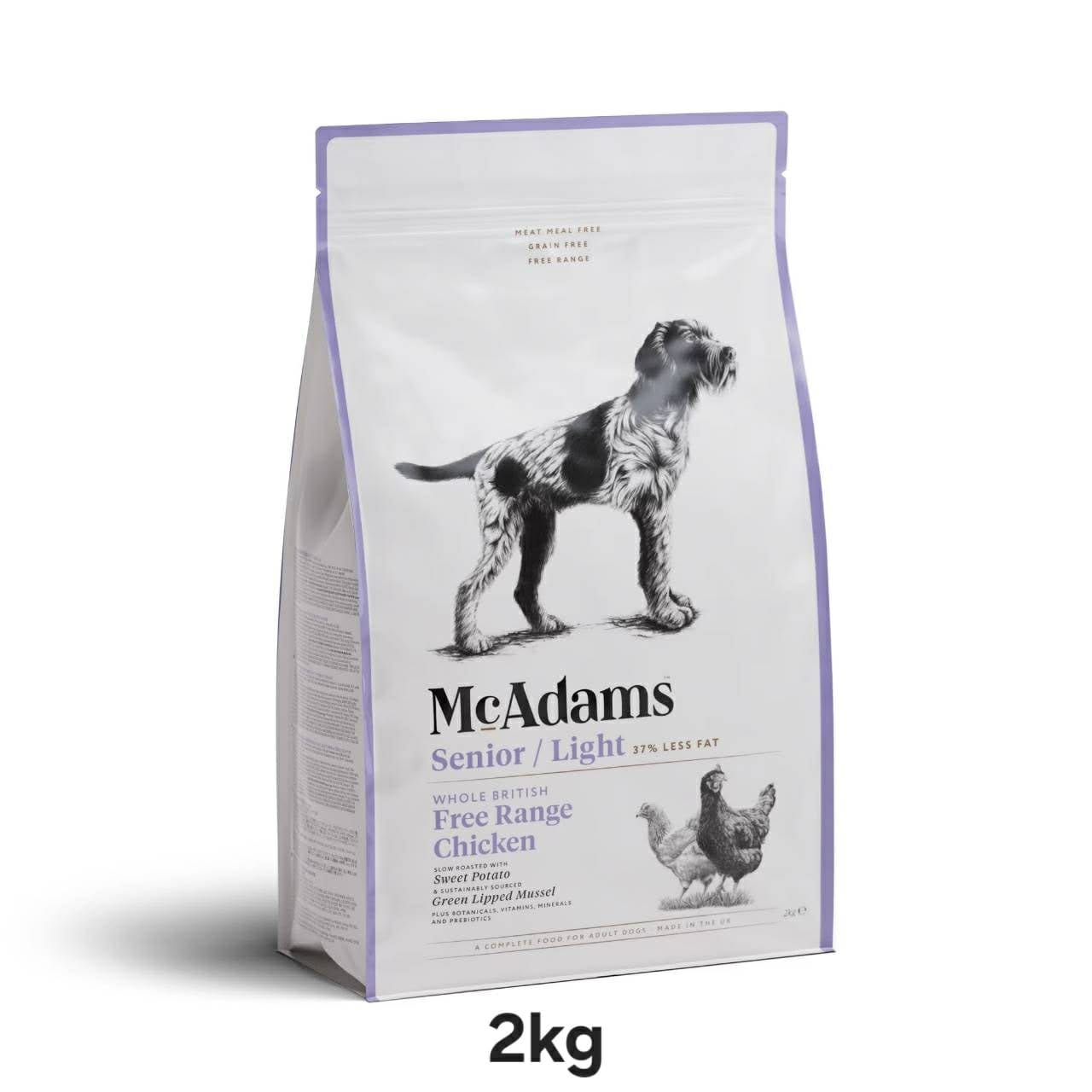 อาหารสุนัข MCADAMS สูตร SENIOR/LIGHT FREE RANGE CHICKEN – SENIOR & WEIGHT CONTROL (2KG)_0
