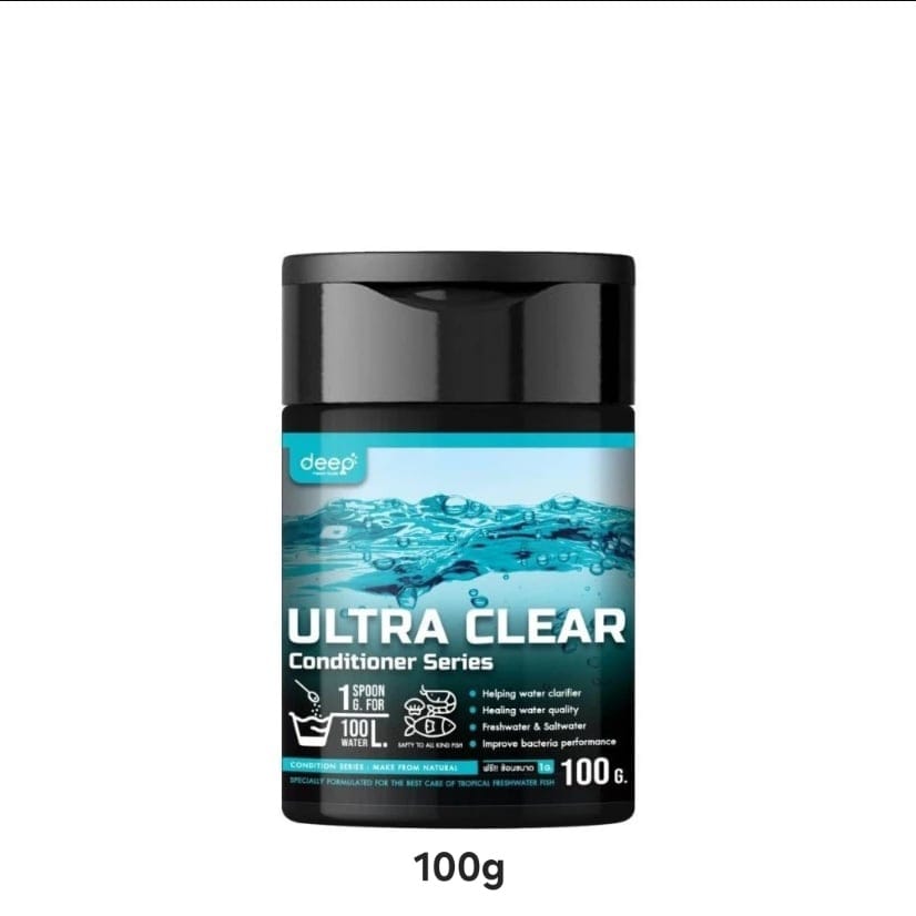 ผงดักจับตะกอน ULTRA CLEAR (ชนิดผง) DEEP BIOTECH 100 กรัม_0