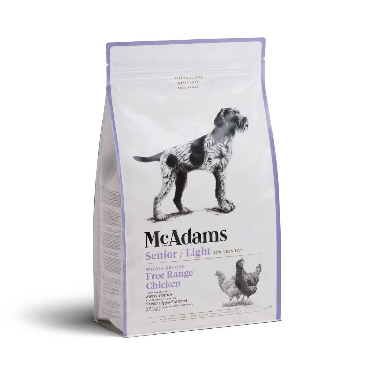 อาหารสุนัข MCADAMS สูตร SENIOR/LIGHT FREE RANGE CHICKEN – SENIOR & WEIGHT CONTROL (2KG)_1