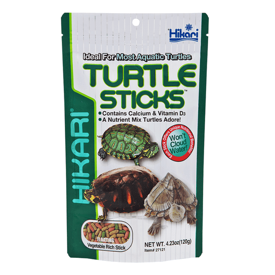 อาหารเต่าน้ำ HIKARI TURTLE STICKS ชนิดลอยน้ำ แท่ง 3 สี สำหรับเต่าน้ำทุกชนิด (120 กรัม)_0
