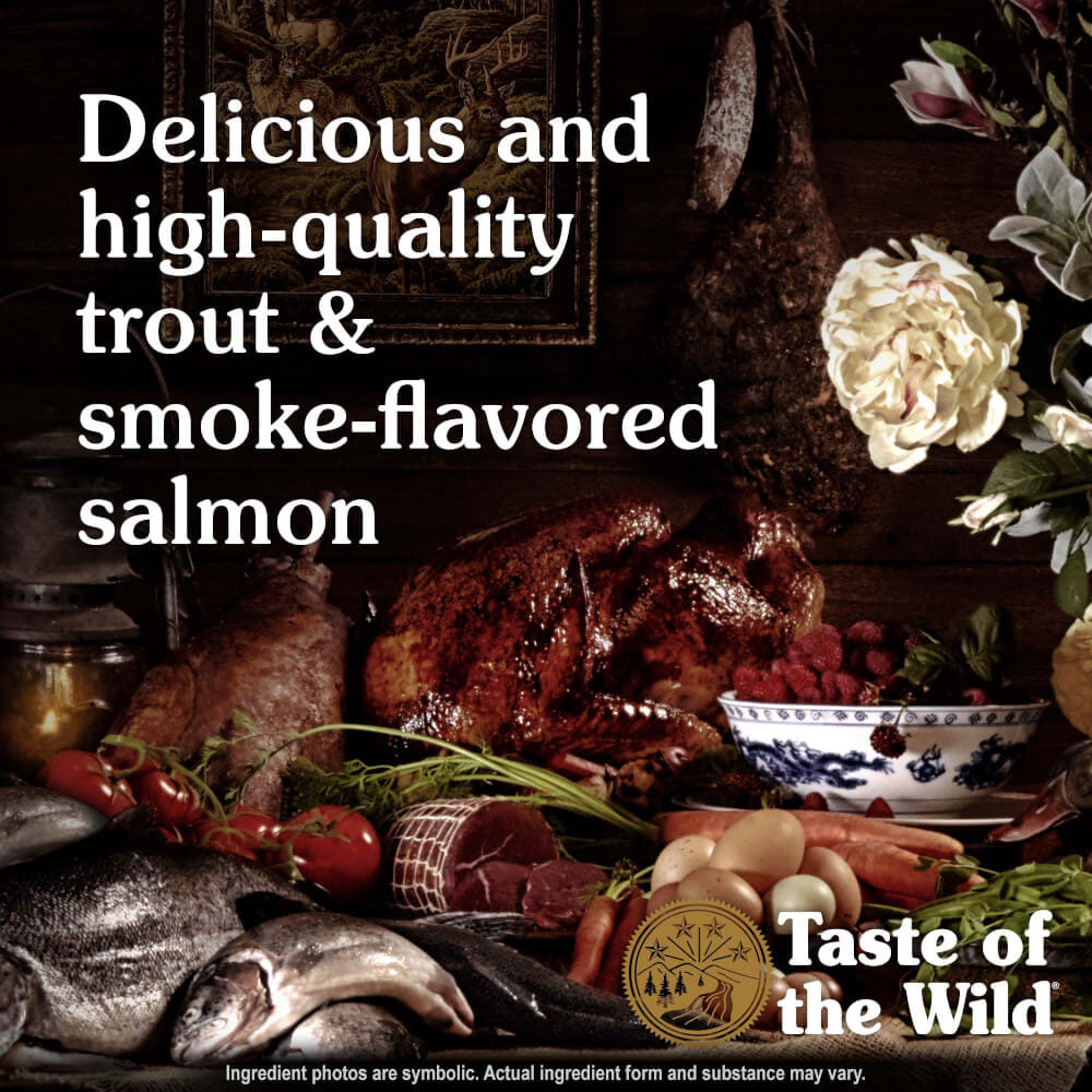 อาหารแมว TASTE OF THE WILD CANYON RIVER FELINE สูตรเนื้อปลา โฮลิสติก(680กรัมX2)_3