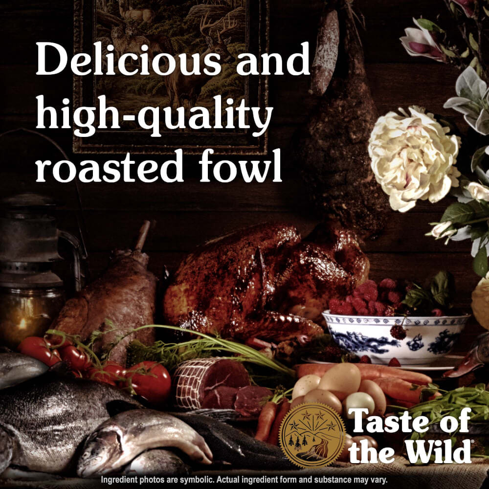 อาหารสุนัข TASTE OF THE WILD ANCIENT WETLANDS สูตรนกกระทาย่าง เป็ดย่าง ไก่งวงรมควัน กับธัญพืชโบราณ (680กรัมX2)_5
