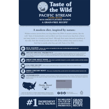  อาหารสุนัข Taste of the Wild Pacific Stream สูตรเนื้อปลาแซลมอนรมควัน 12.7 กก._4