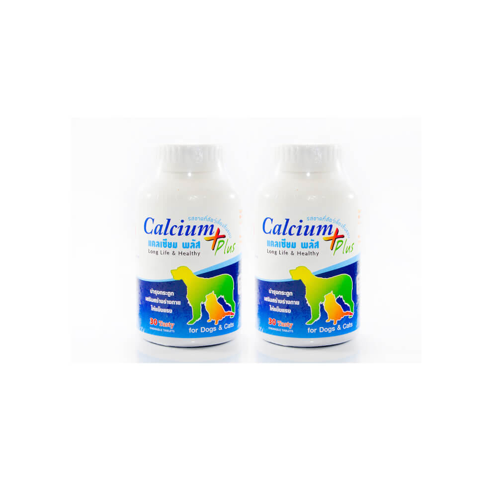Supplement For Dogs and Cats Calcium Plus 30 Tablets