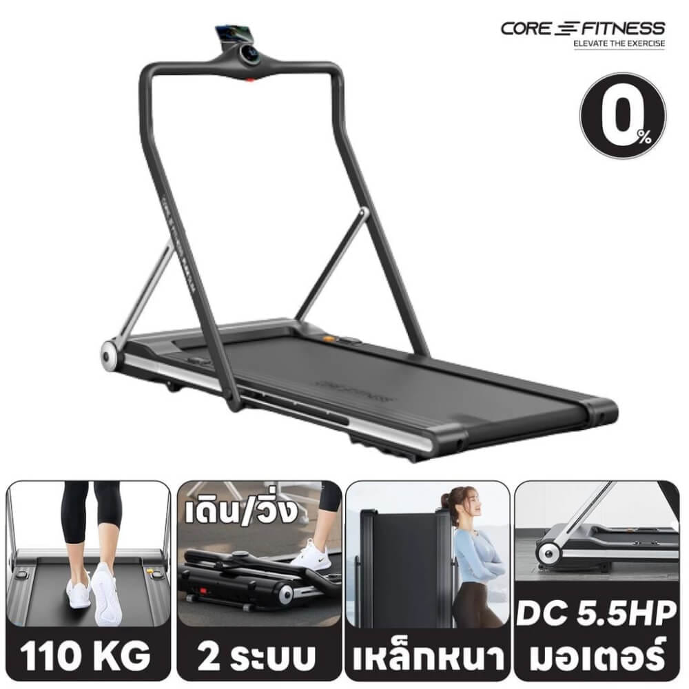 ลู่วิ่งไฟฟ้า COREFITNESS รุ่น FLEX SLIM 3.5HP (PEAK 5.5HP)_10
