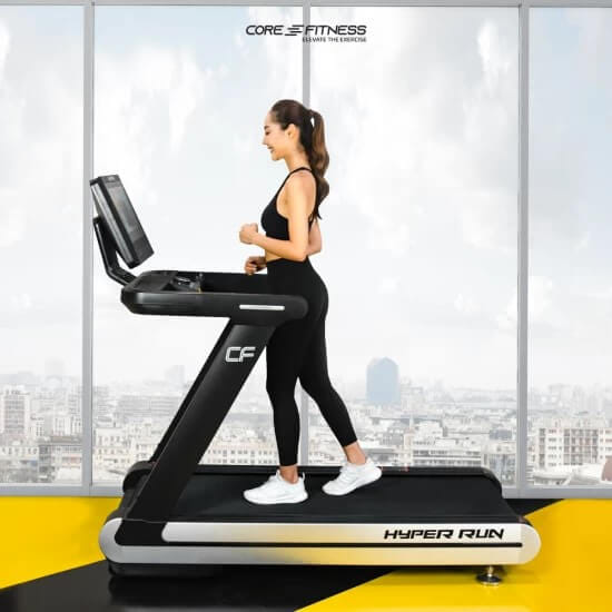 ลู่วิ่งไฟฟ้า เกรด COMMERCIAL CORE-FITNESS HYPER RUN - 8HP PEAK_10