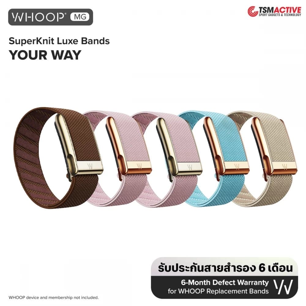 สายสำรอง SUPERKNIT LUXE WHOOP MG (YOUR WAY) - DUNE WITH ROSE GOLD_4