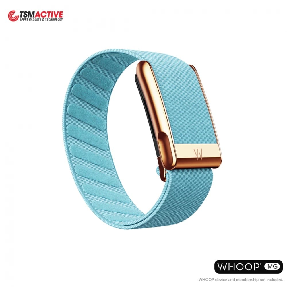 สายสำรอง SUPERKNIT LUXE WHOOP MG (YOUR WAY) - AQUA WITH ROSE GOLD
