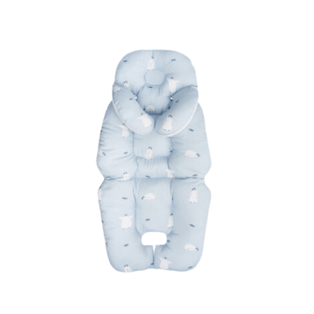 เบาะรองนอนรถเข็น HUGPAPA STROLLER LINER สีฟ้า