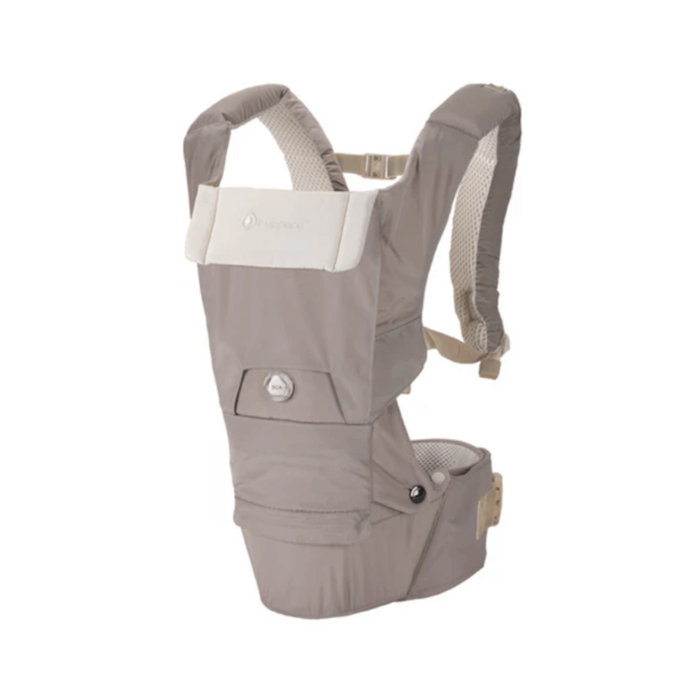 เป้อุ้ม​ HUGPAPA รุ่น DIAL-FIT PRO (3IN1 HIP SEAT CARRIER) สีน้ำตาลอมเทา_0
