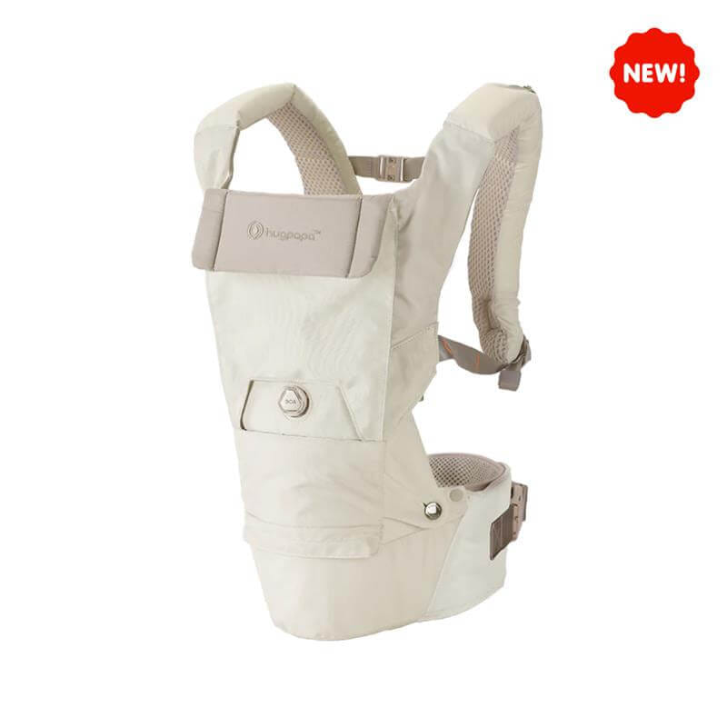 เป้อุ้ม​ HUGPAPA รุ่น DIAL-FIT PRO (3IN1 HIP SEAT CARRIER) สีงาช้าง_0