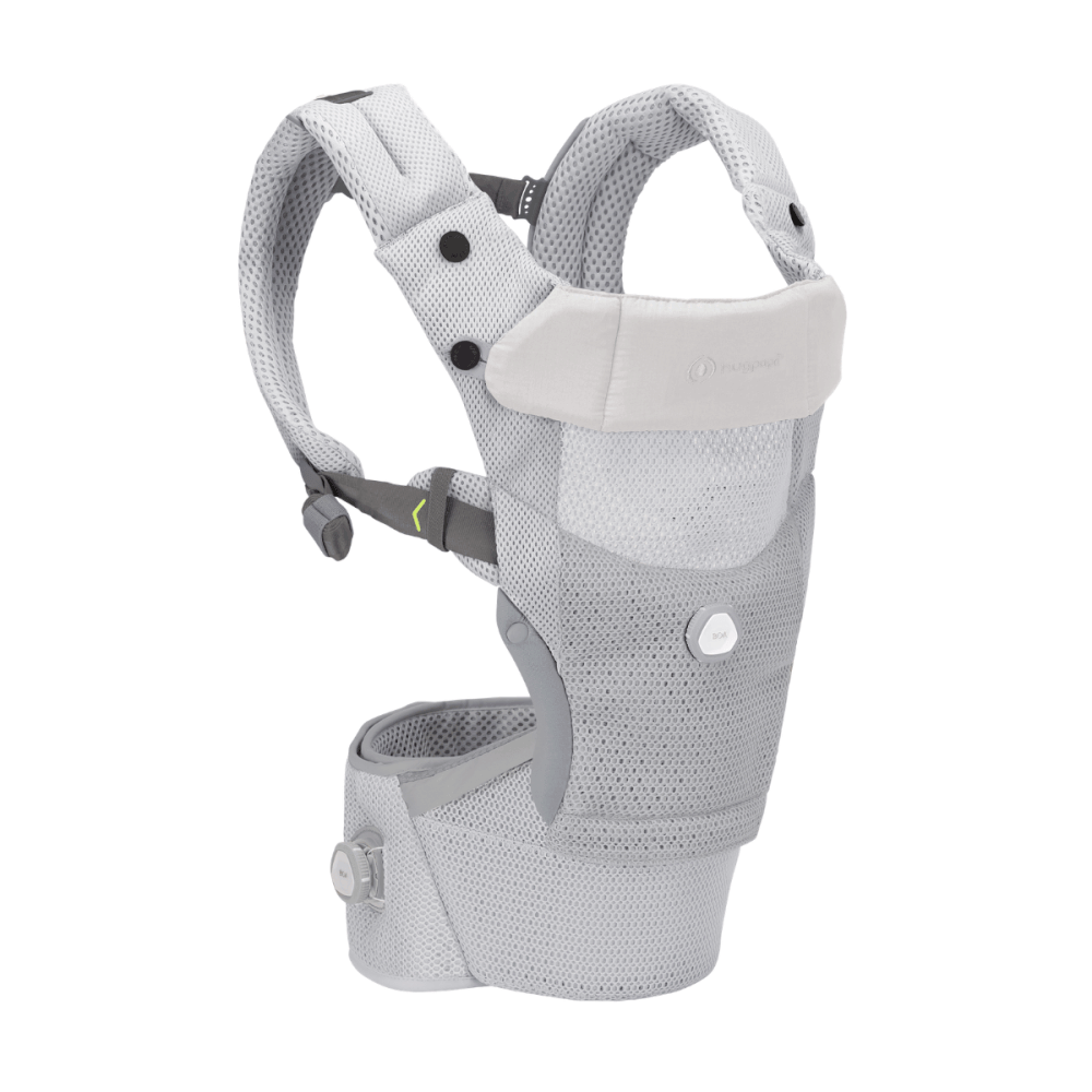 เป้อุ้ม​ HUGPAPA รุ่น DIAL-FIT MAX (BABY CARRIER) สีเทาอ่อน_0