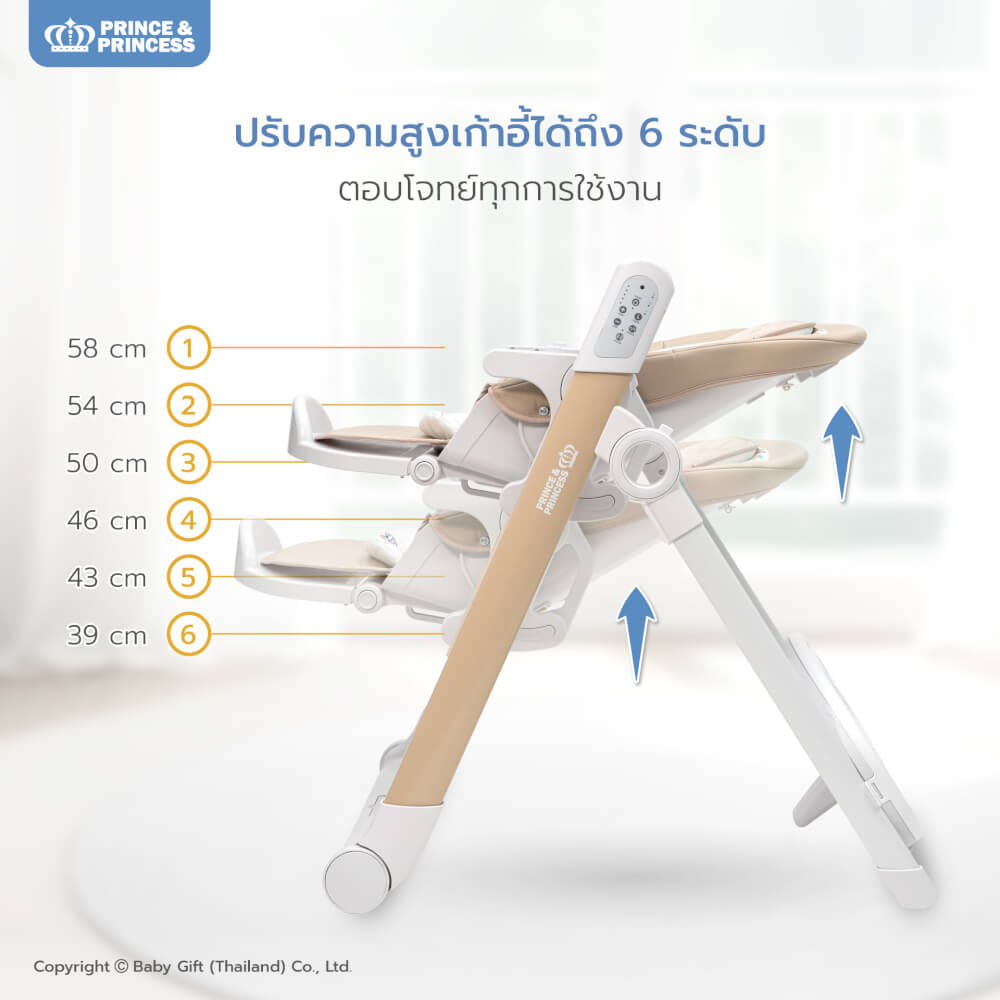 เก้าอี้เปลไกวไฟฟ้า PRINCE & PRINCESS รุ่น FAIRY AUTO SWING_7