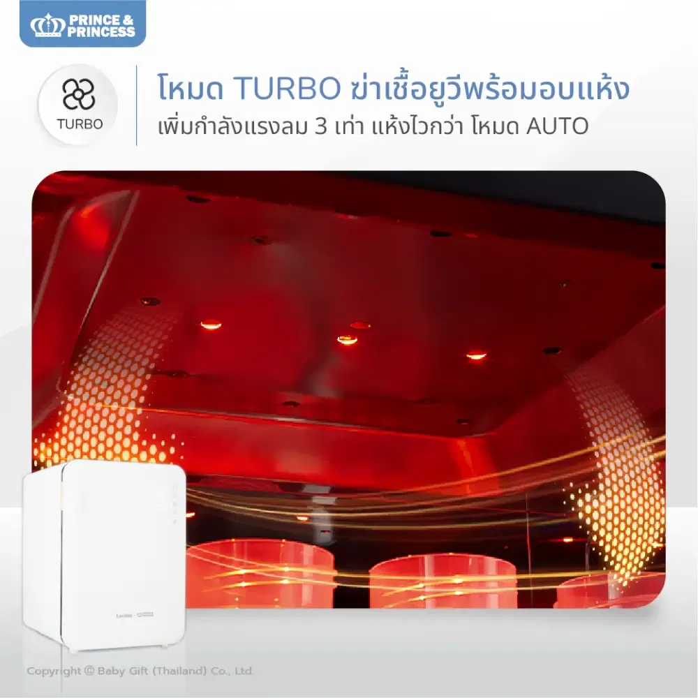 เครื่องอบยูวี PRINCE & PRINCESS รุ่น UV FLEX_8