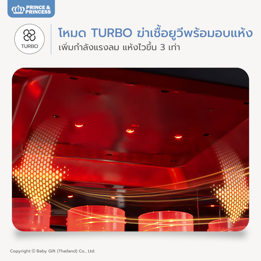 เครื่องอบยูวี PRINCE & PRINCESS รุ่น UV GEN 3 LED_9