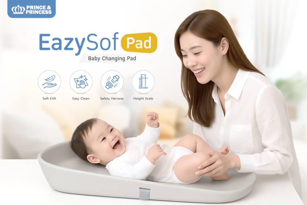 เบาะเปลี่ยนผ้าอ้อม EAZYSOF PAD - PRINCE & PRINCESS_9