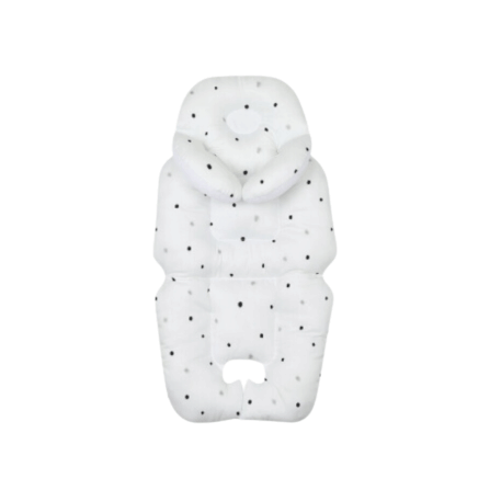 เบาะรองนอนรถเข็น HUGPAPA STROLLER LINER สีขาว_0