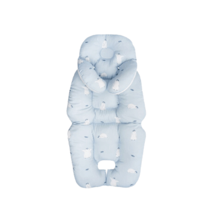 เบาะรองนอนรถเข็น HUGPAPA STROLLER LINER สีฟ้า_0