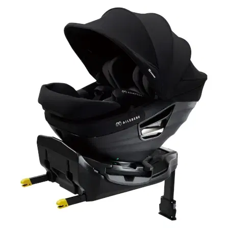 คาร์ซีทแรกเกิด - 4ปี  AILEBEBE รุ่น KURUTTO SLIDE สีดำ_0