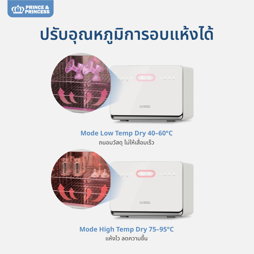 เครื่องอบยูวี PRINCE & PRINCESS รุ่น UV TECH 30 ลิตร_6
