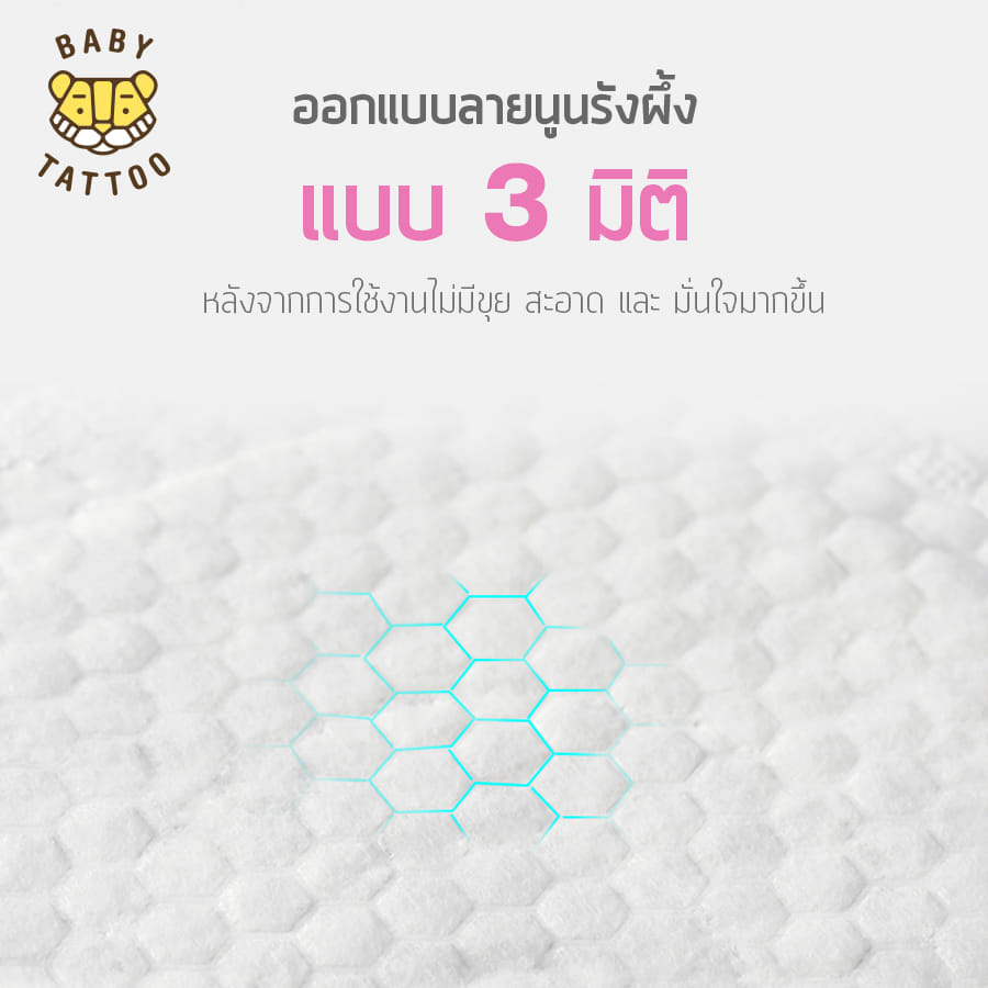 แผ่นซับน้ำนม BABY TATTOO 24 ชิ้น