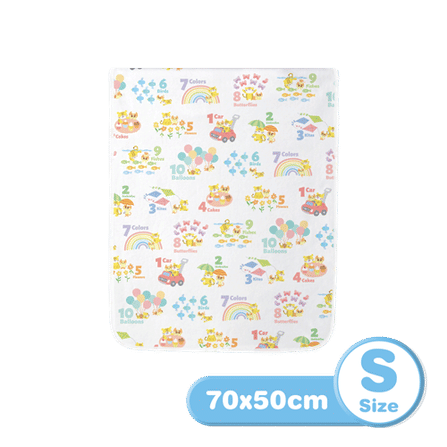 แผ่นรองกันเปื้อน BABY TATTOO ลายตัวเลข SIZE S_0