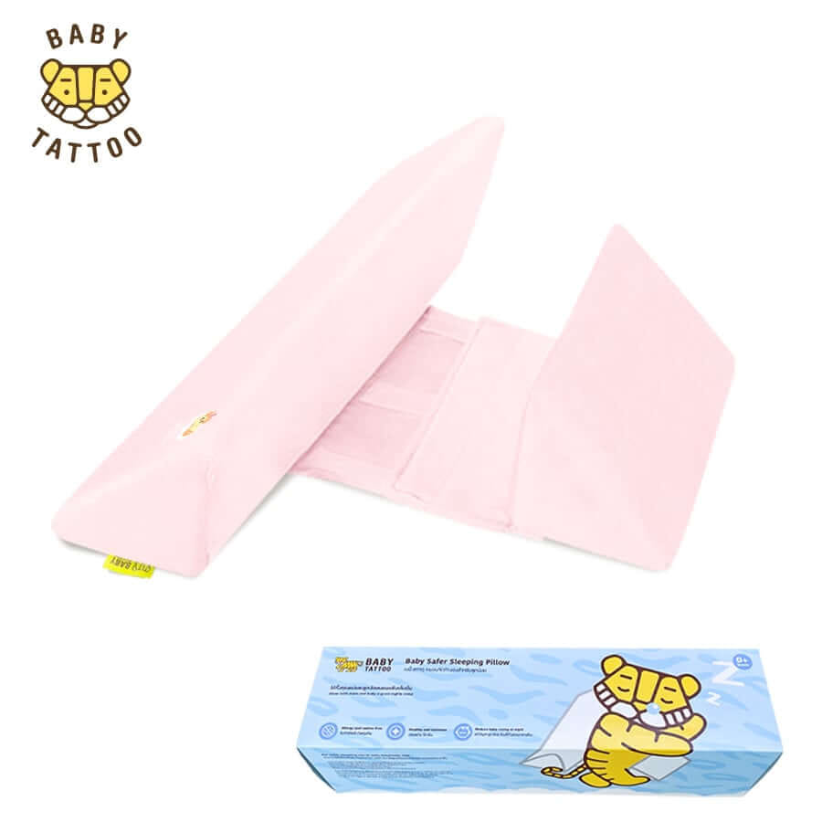 หมอนจัดท่านอน BABY TATTOO สีชมพู_0
